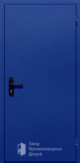 Фото двери «Однопольная глухая (синяя)» в Видному