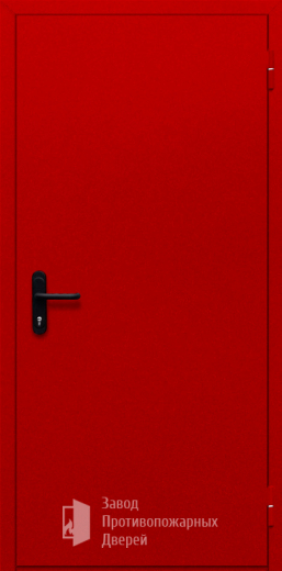 Фото двери «Однопольная глухая (красная)» в Видному