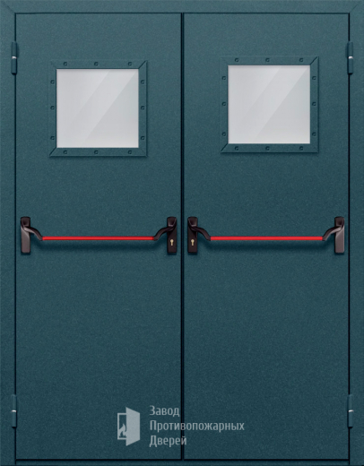 Фото двери «Двупольная со стеклом и антипаникой №57» в Видному