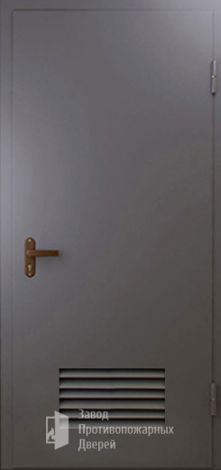 Фото двери «Техническая дверь №3 однопольная с вентиляционной решеткой» в Видному