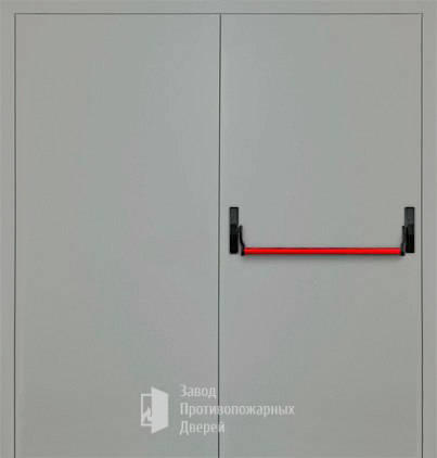 Фото двери «Двупольная глухая с антипаникой (2 створки) EI-30» в Видному