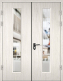 Фото двери «МДФ двупольная со стеклом №22» в Видному