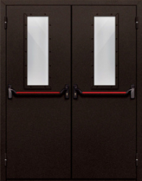 Фото двери «Двупольная со стеклом и антипаникой №610» в Видному