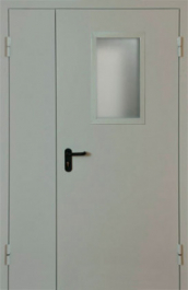 Фото двери «Полуторная со стеклом EI-30» в Видному